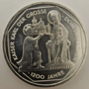 10 Deutsche Mark 1200th Anniversary of Aachen Cathedral 2000