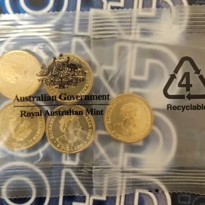 Australia $2 Coin x5 2022 75th Anniversary Australian Peacekeeping RAM Bag UNC