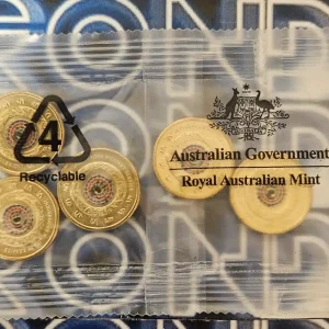 Australia 2021 $2 Indigenous Military Service x5 Coins UNC RAM Bag