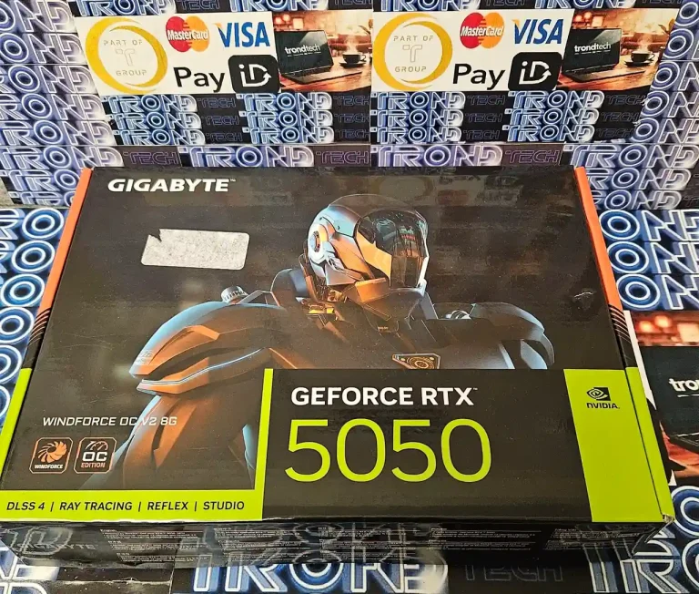 Graphics Card 8GB GDDR6 3 x DisplayPort HDMI Gigabyte GeForce RTX 5050 Windforce OC V2 9VN5050W02-00-G10 Gigabyte Geforce RTX 5050 Windforce OC V2