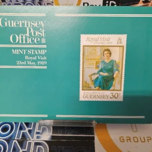 Guernsey Post Office Mint Stamp Royal Visit 23rd May 1989