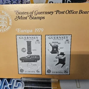 States of Guernsey Post Office Board Mint Stamps Europa 1979